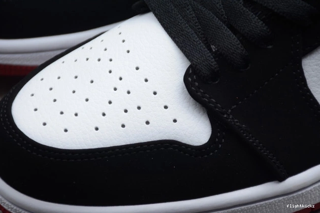 Air 1 Toe 553558-116 Black Low Jordan 0709
